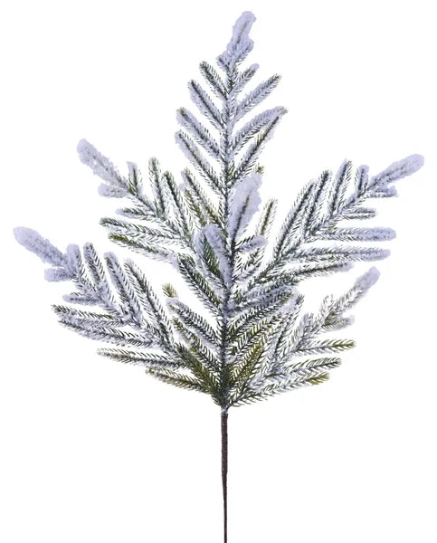 26in Flocked Norfolk Pine
