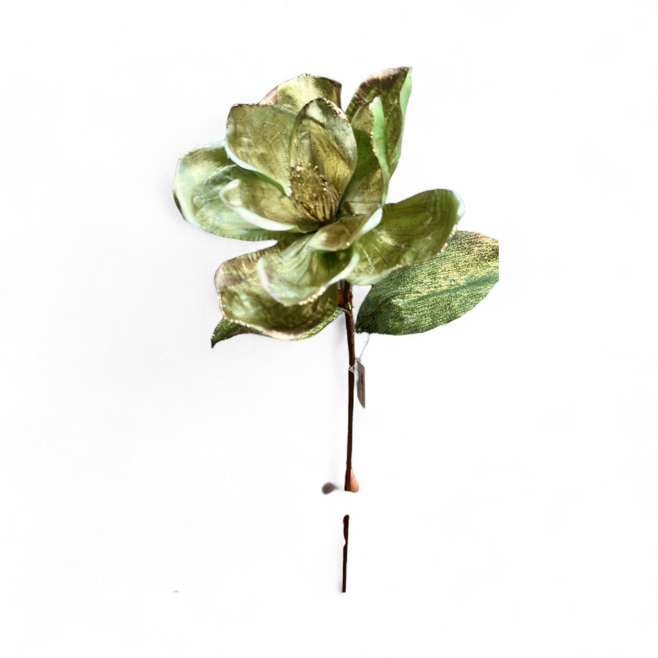 24 inch Sage Green glitz magnolia Christmas magnolia