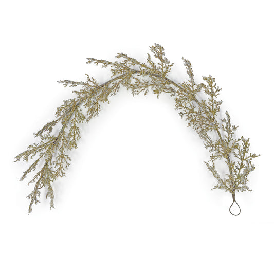 5ft Ice Garland - Premium Greenery for Wreaths, Arrangements and Home Decor Melrose