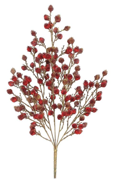 20in Burgundy Hops Spray - Premium Greenery for Wreaths and Home Decor Select Artificial