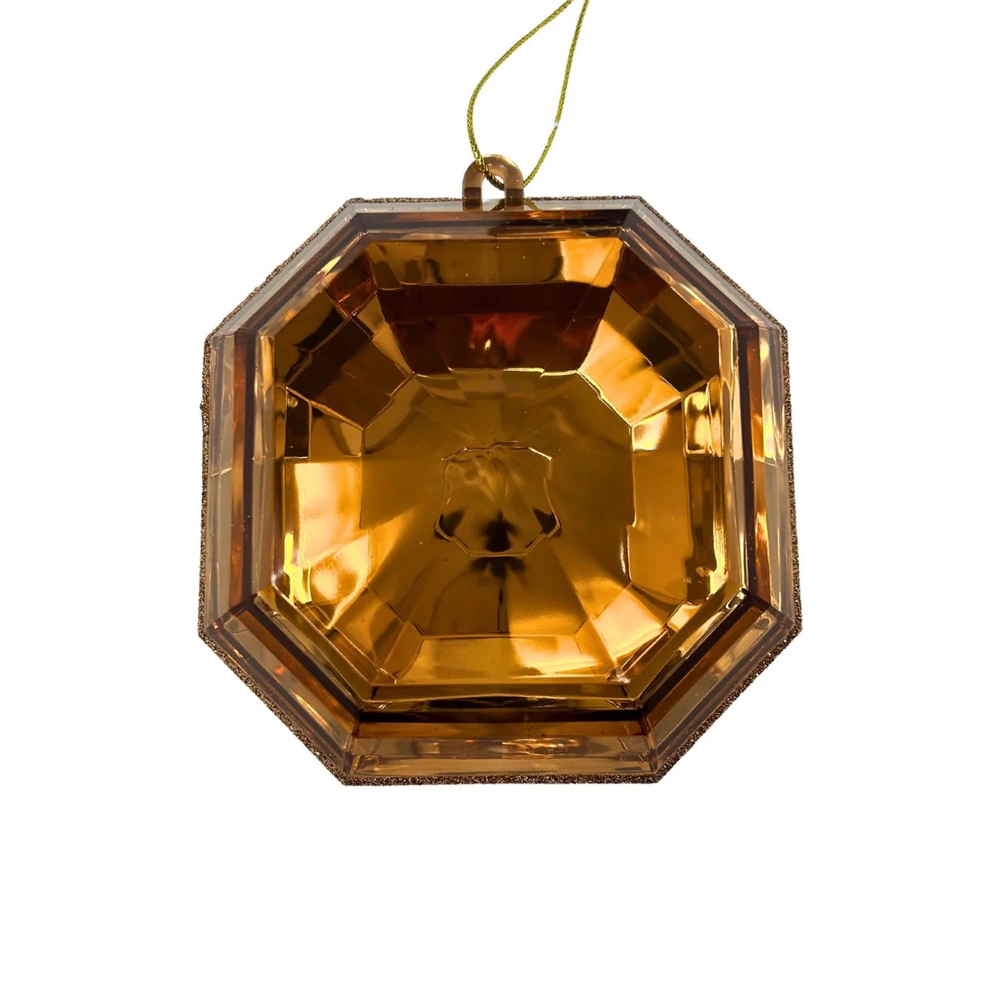 6in Square Gem Stone LT COPPER tt