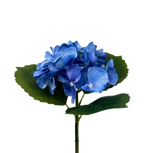 Hydrangea Pick Blue 13in - Premium Florals for Wreaths and Home Decor