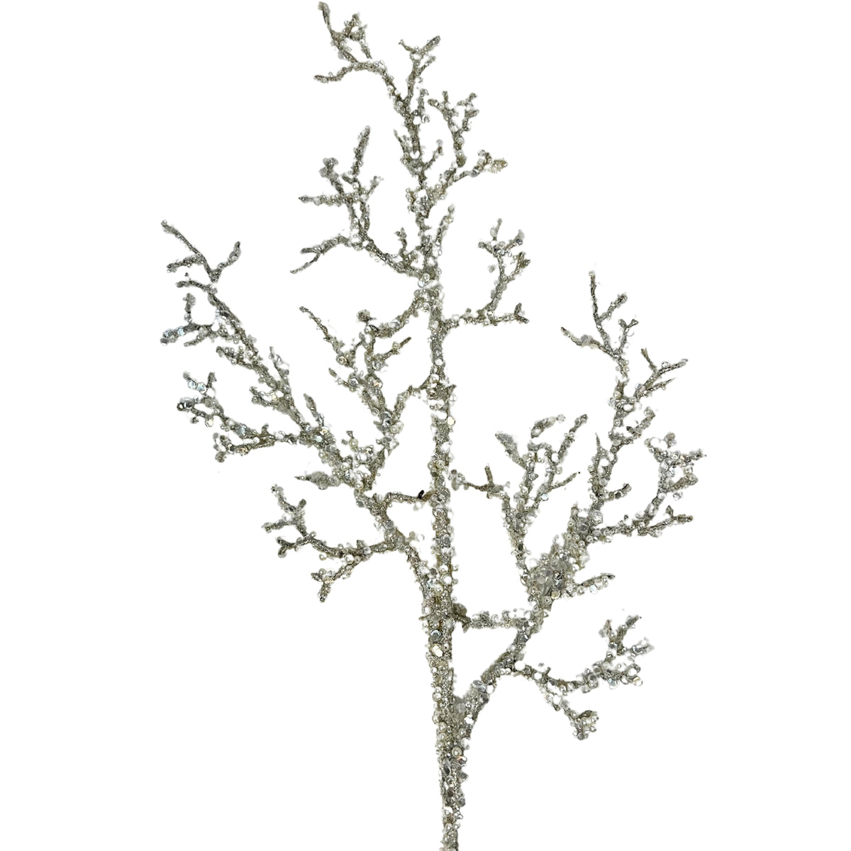 32in Sequin Pearl Twig Branch CHAMPAGNE David Christopher