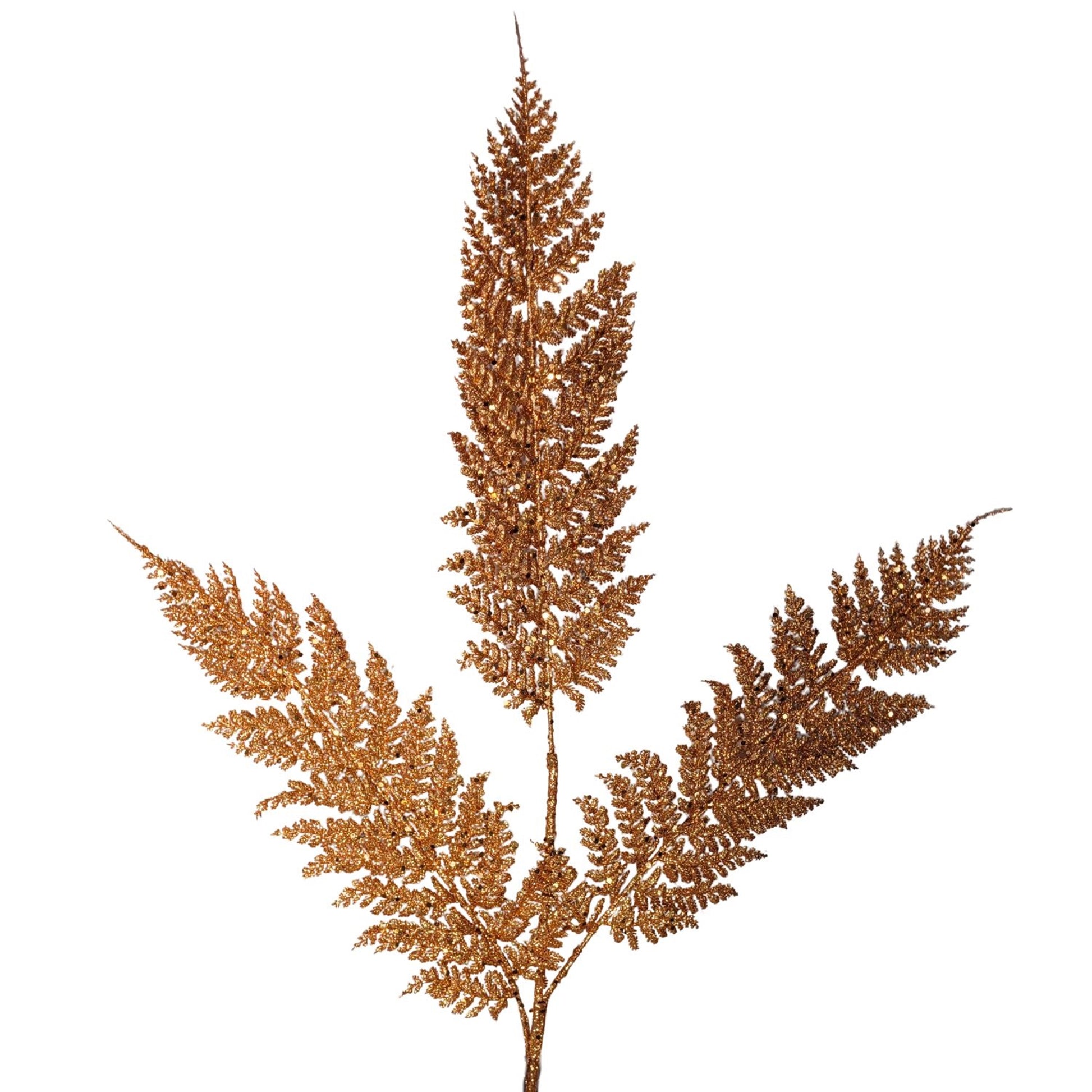 32in Shimmer Glitter Fern COPPER David Christopher