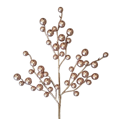 17in Metallic Berry Pick ROSE GOLD David Christopher