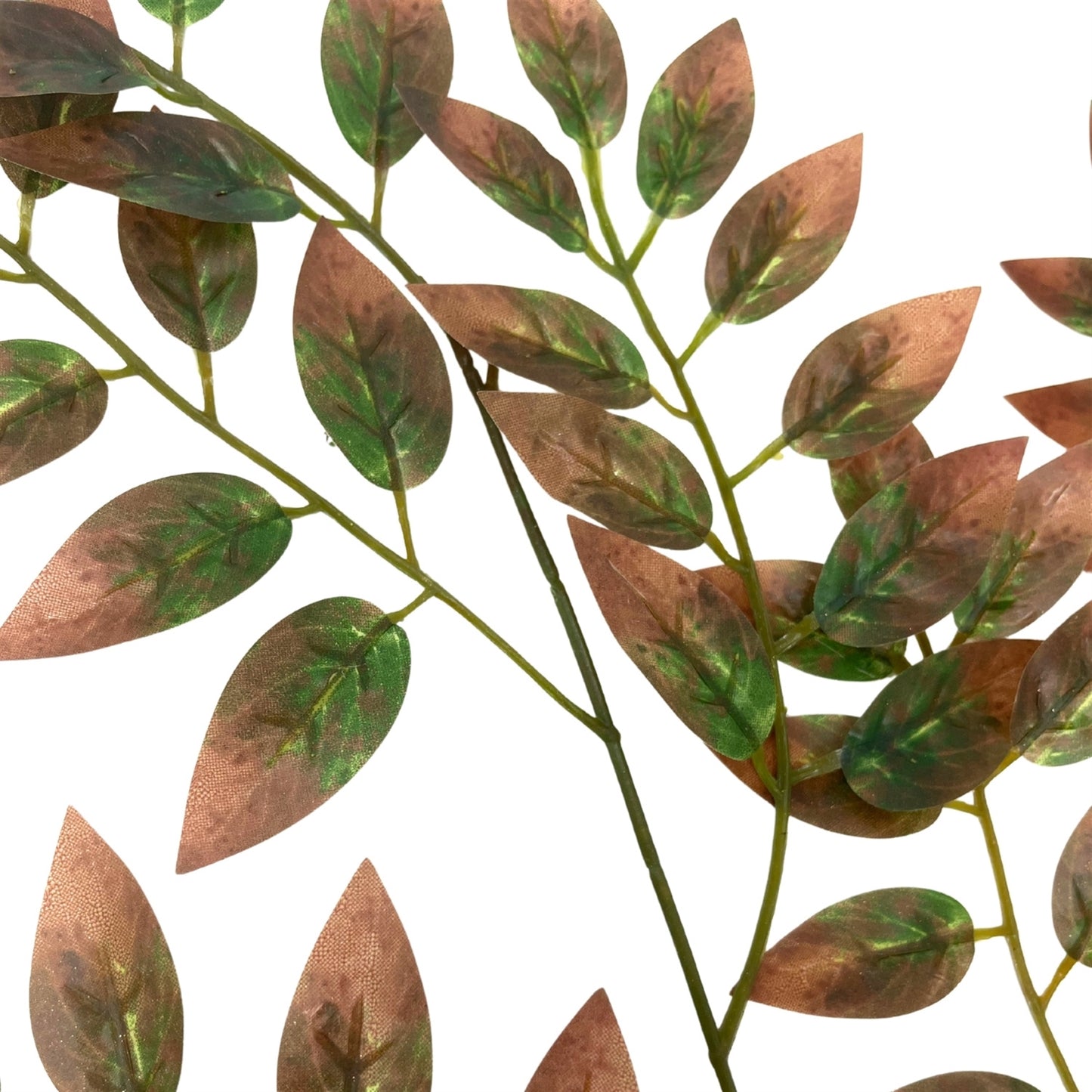 27in Brown/Green Smilax Leaf Spray - Premium Greenery for Wreaths and Home Decor