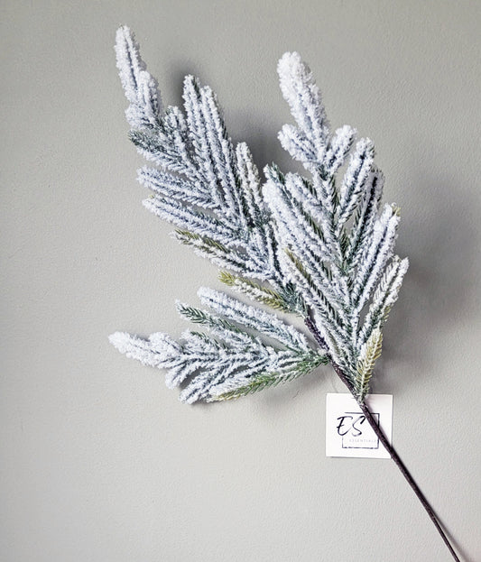 25in Flocked Norfolk Pine x3