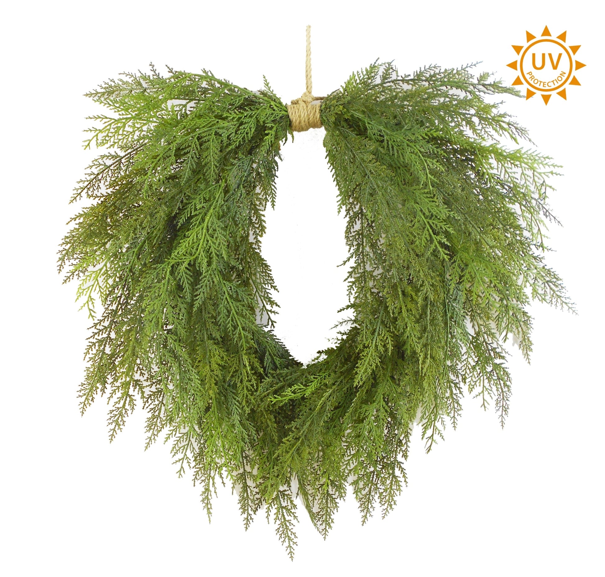 26in UV Cypress Oval Wreath Frame - Premium Base for Wreaths Essentials