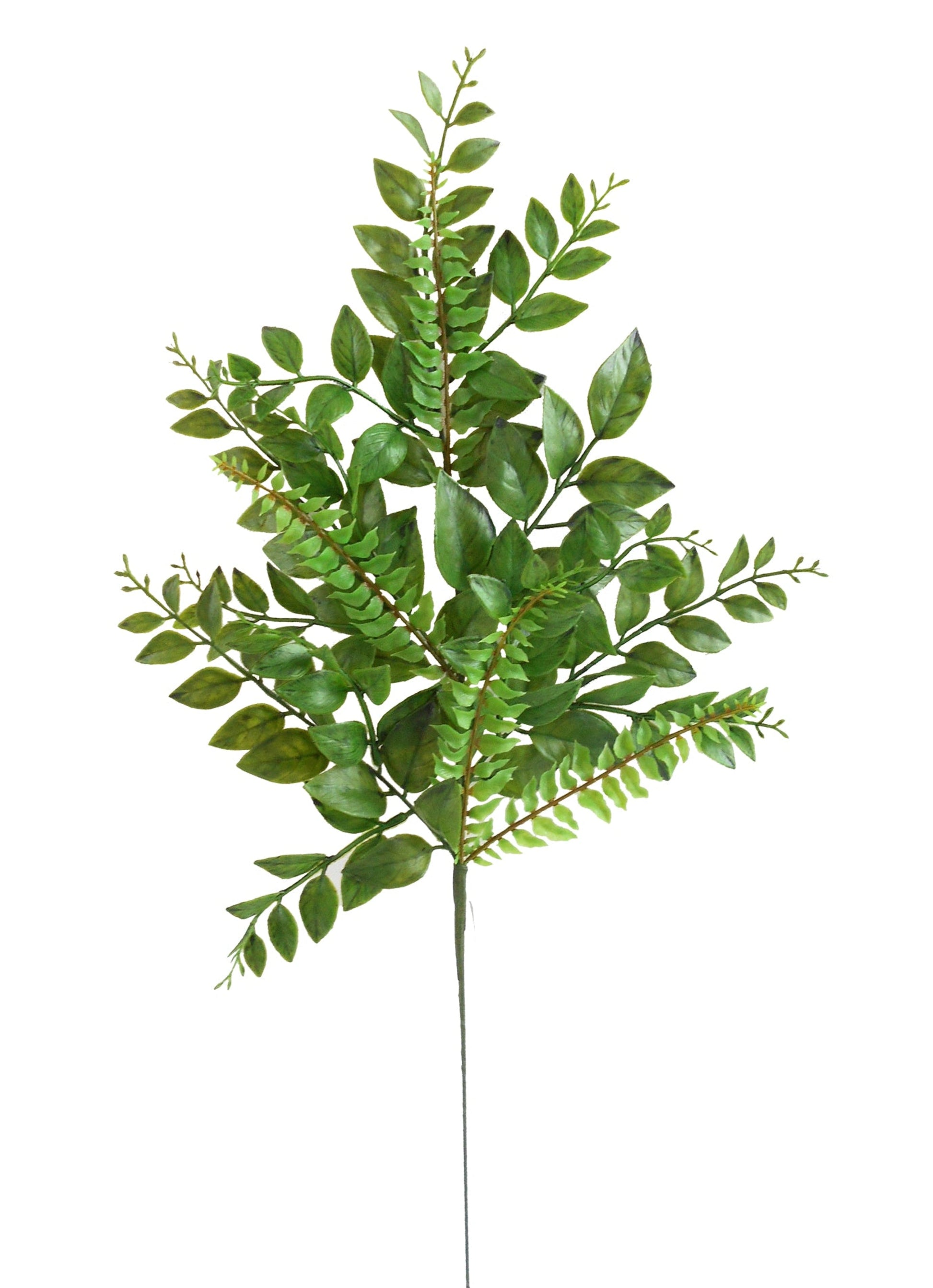 25in Laurel & Fern Spray - Premium Greenery for Wreaths, Arrangements and Home Decor Essentials
