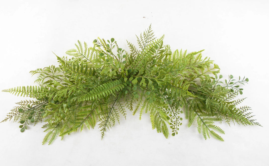 32in Mix Fern Swag - Premium Base for Floral Designs and Home Decor
