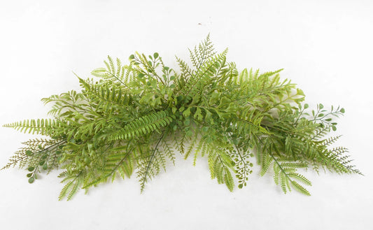 32in Mix Fern Swag - Premium Base for Floral Designs and Home Decor