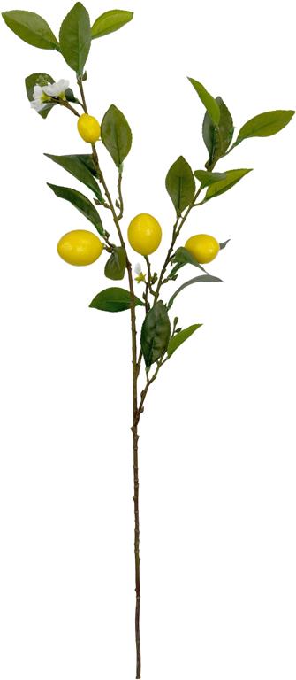 35in Lemon Fruit Spray w/Leaves