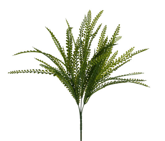 20in Beaded Fern Bush www