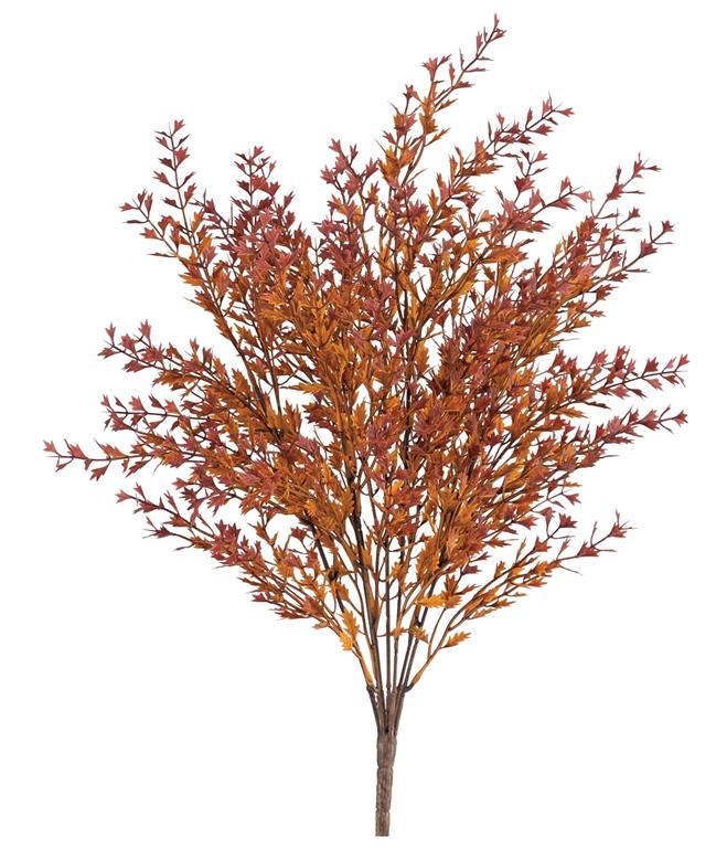 20in Mini Oak Leaf Bush x7 DK FLAME