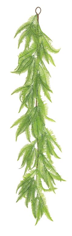 48in Green Fishbone Fern Garland