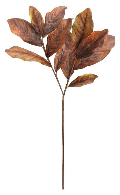 31in Mocha Leaf Spray - Premium Artificial Greenery for Wreaths, Arrangement & Home Decor