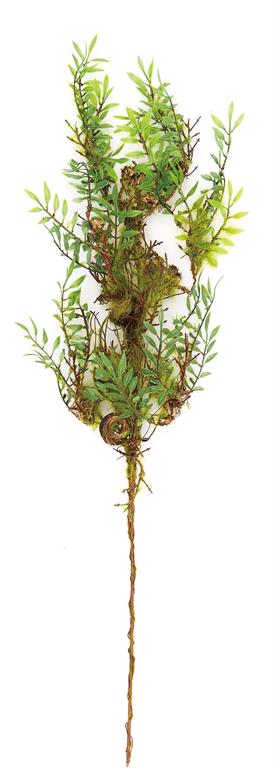 29in Fern/Moss Bird Nest Spray