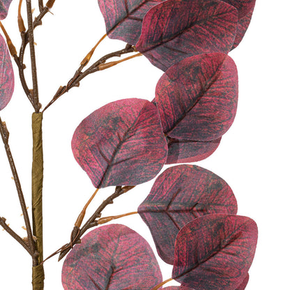 32in Burgundy Eucalyptus Leaf Spray adb