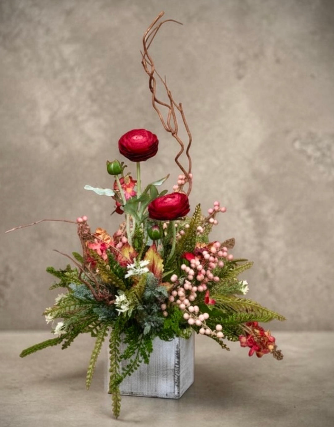 Design Kit - Fuchsia in White Wood Box