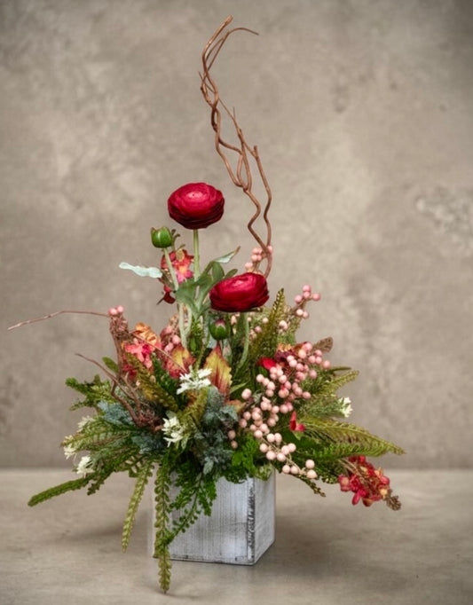 Design Kit - Fuchsia in White Wood Box