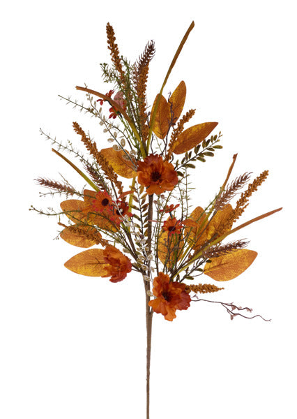 35in Flower/Leaf/Foliage RUST