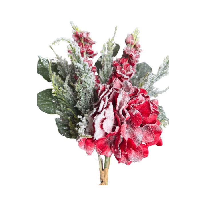 18in RED Hydrangea/Delphinium BUNDLE