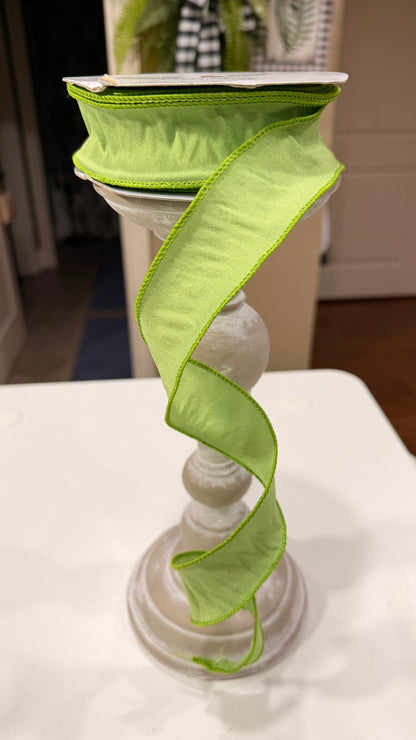 1.5inx10yd Apple Green CATHER Ribbon