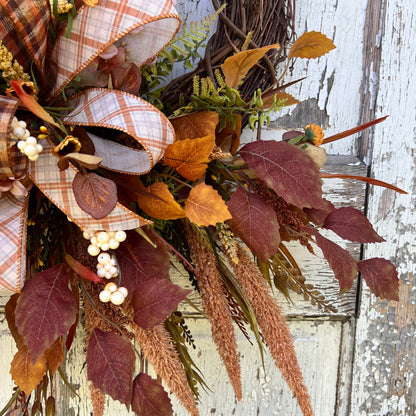 Elegant Fall/Autumn Wreath