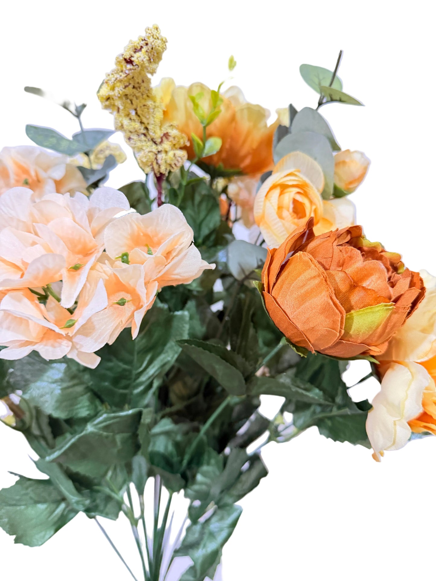 26in Peony Hydrangea BEIGE/BROWN