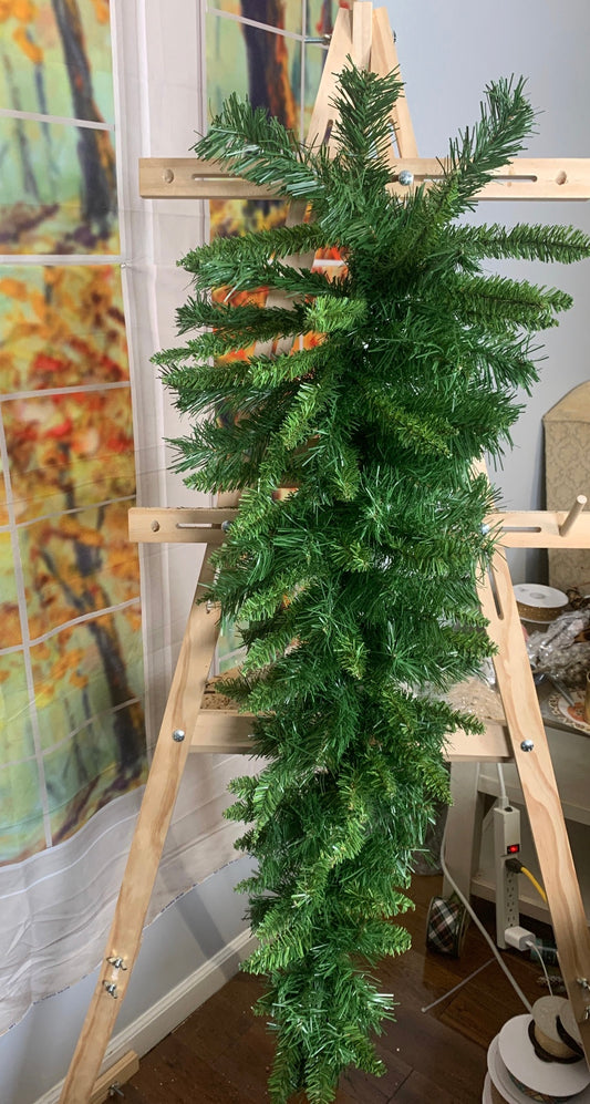 38in Mixed Pine Teardrop Swag