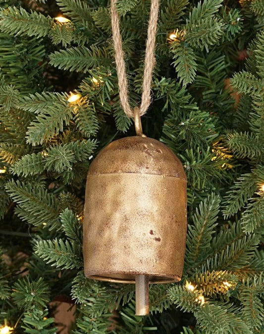 6in Oval CowBell Ornament aaa