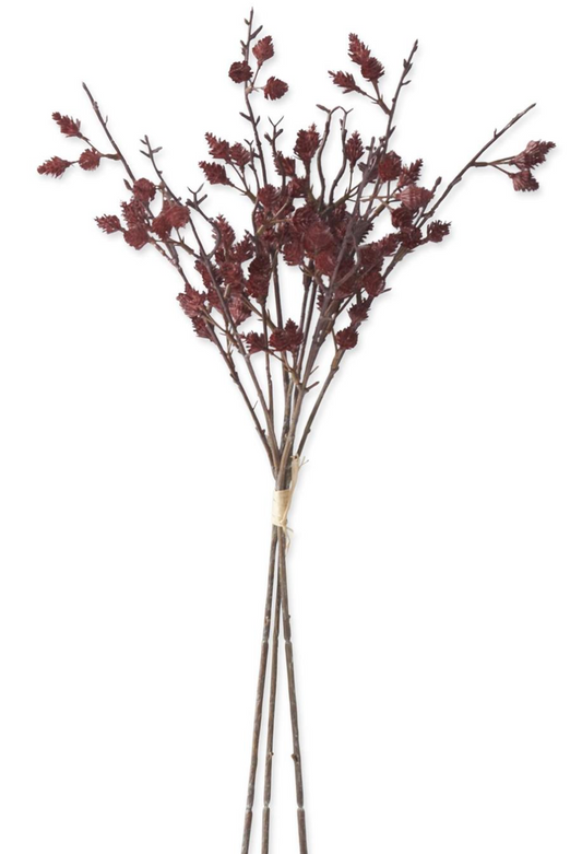 47in Burgundy Straw Flower - Premium Greenery for Wreaths and Home Decor K&K