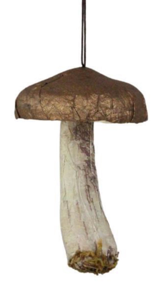 4in Mushroom Ornament NATURAL