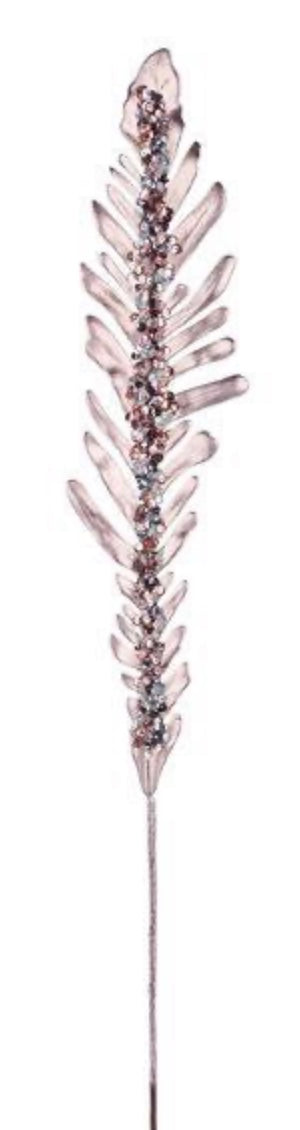 34in Glitter Metallic Sword Fern