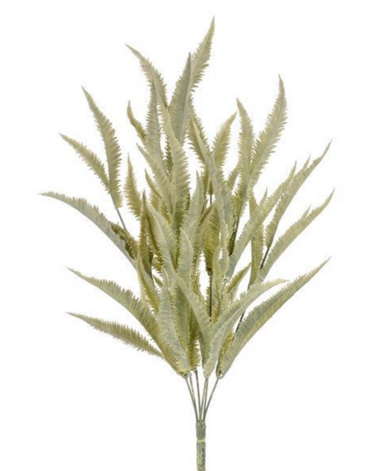 22in Grey Green Mini Fern x 7 - Premium Artificial Greenery for Wreaths, Arrangements & Home Decor