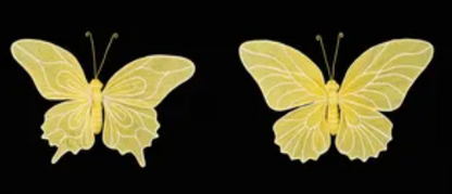 ONE 15inx10in Yellow Butterfly