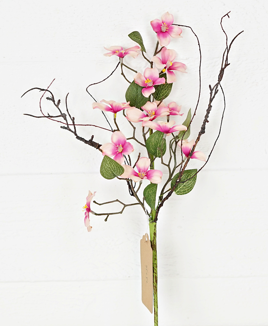 16in Pink Dogwood w/Twigs