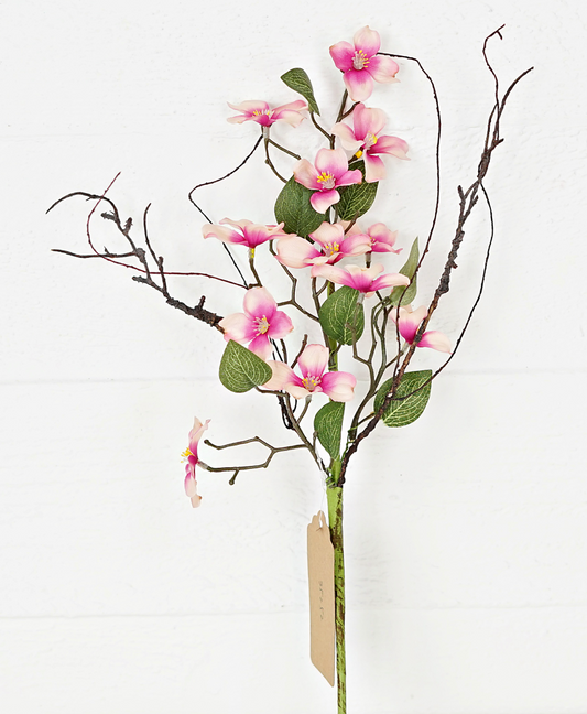 16in Pink Dogwood w/Twigs