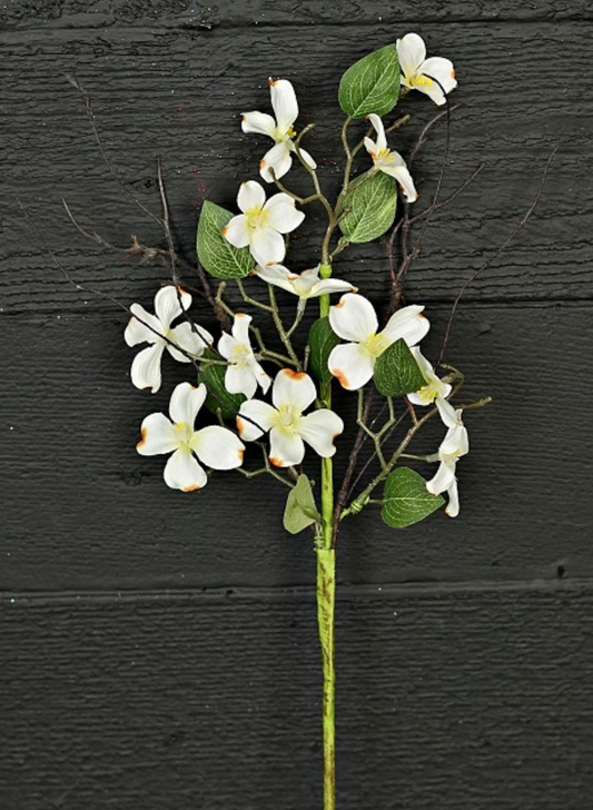 16in Cream Dogwood w/Twigs