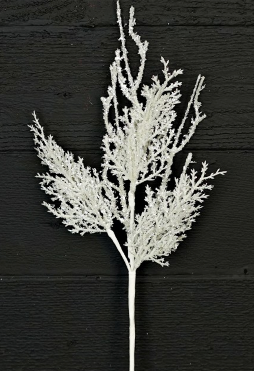 17in Glitter Sparkle White Pine Impressive