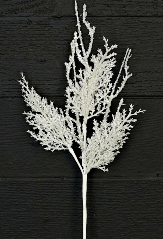 17in Glitter Sparkle White Pine Impressive