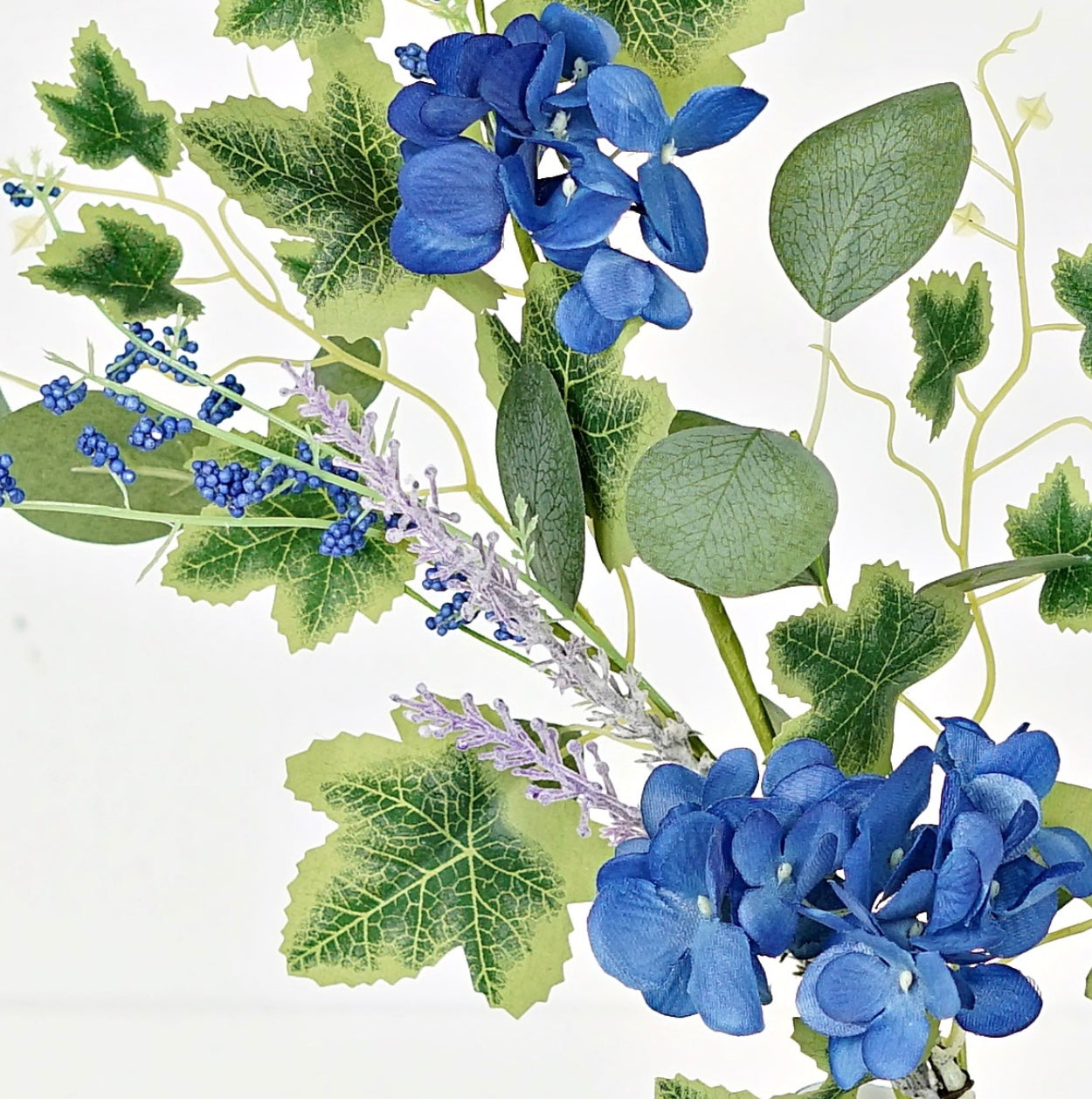 25in Blue Hydrangea Spray