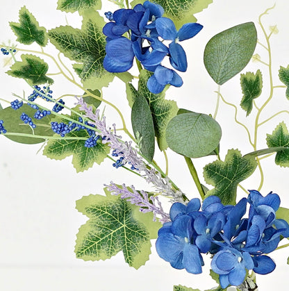 25in Blue Hydrangea Spray