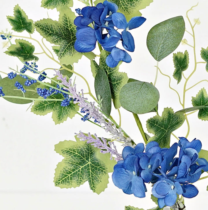 25in Blue Hydrangea Spray