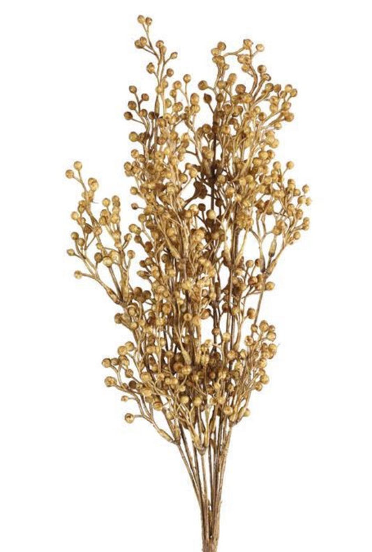 12in Natural Berry Bush K&K