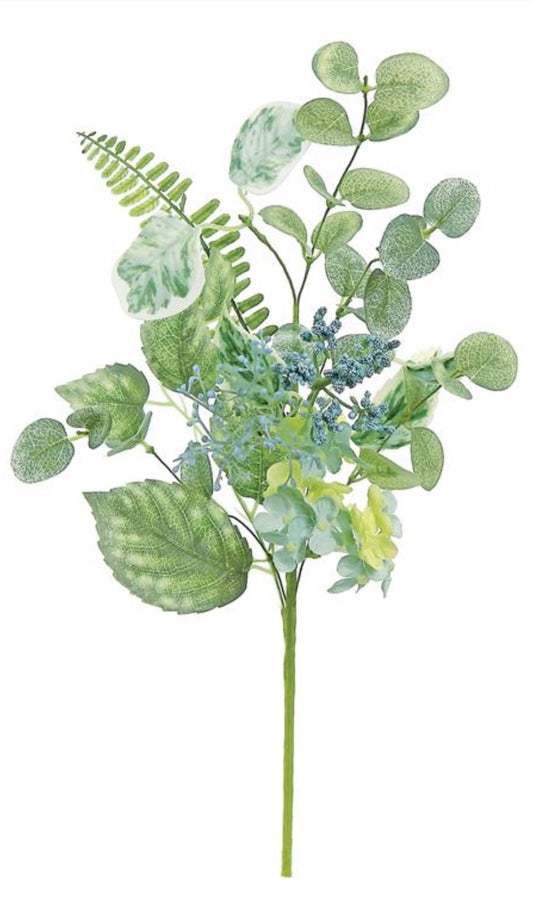 18in Sage Hydrangea Foliage