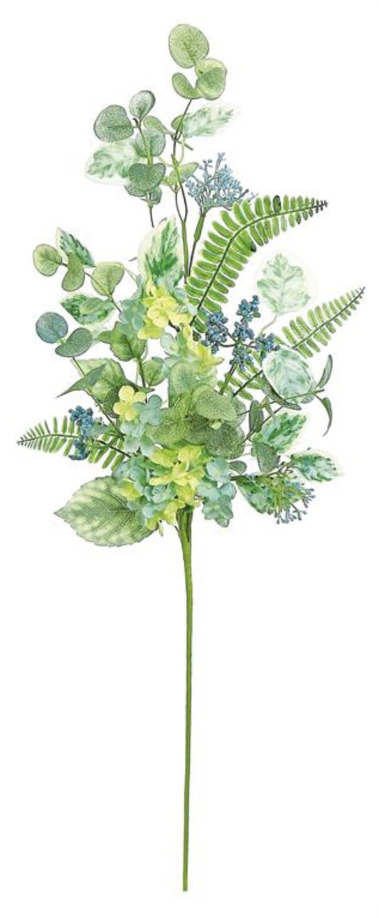 30in Sage Hydrangea Foliage