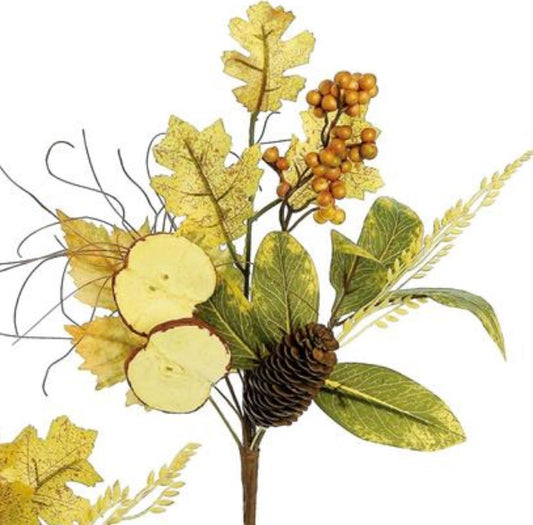 15in Dried APPLE & Foliage Select Artificial