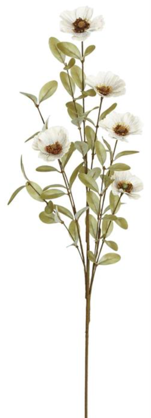 35in Beige Fall Cosmos Spray Select Artificial
