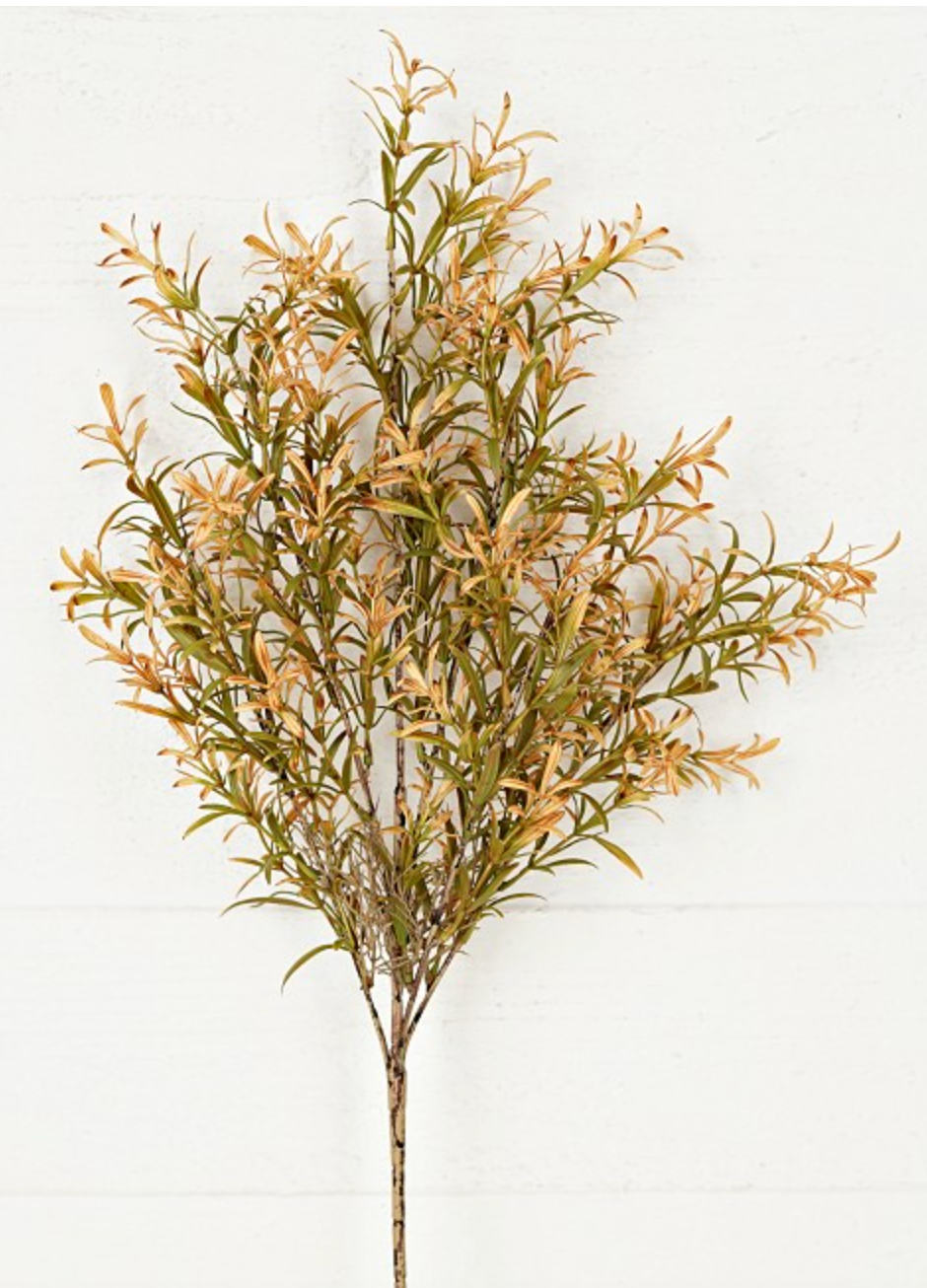 24in Rust Green Lucky Grass  - Premium Greenery for Wreaths, Arrangements and Home Decor Impressive